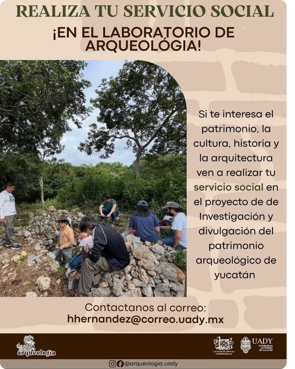Pieza gráfica de Laboratorio de Arqueología UADY