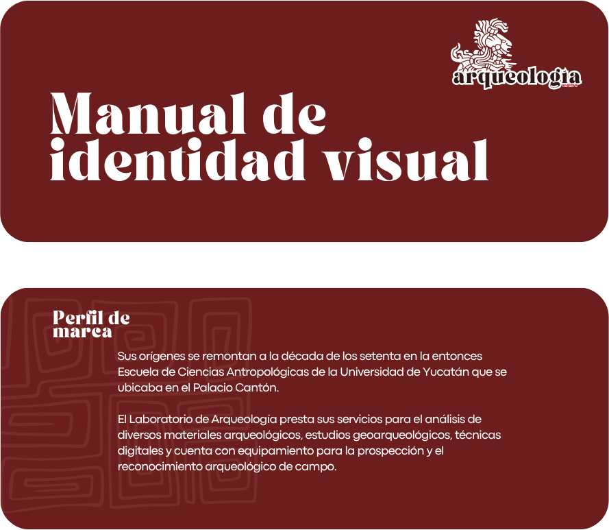 Identidad visual de Laboratorio de Arqueología UADY