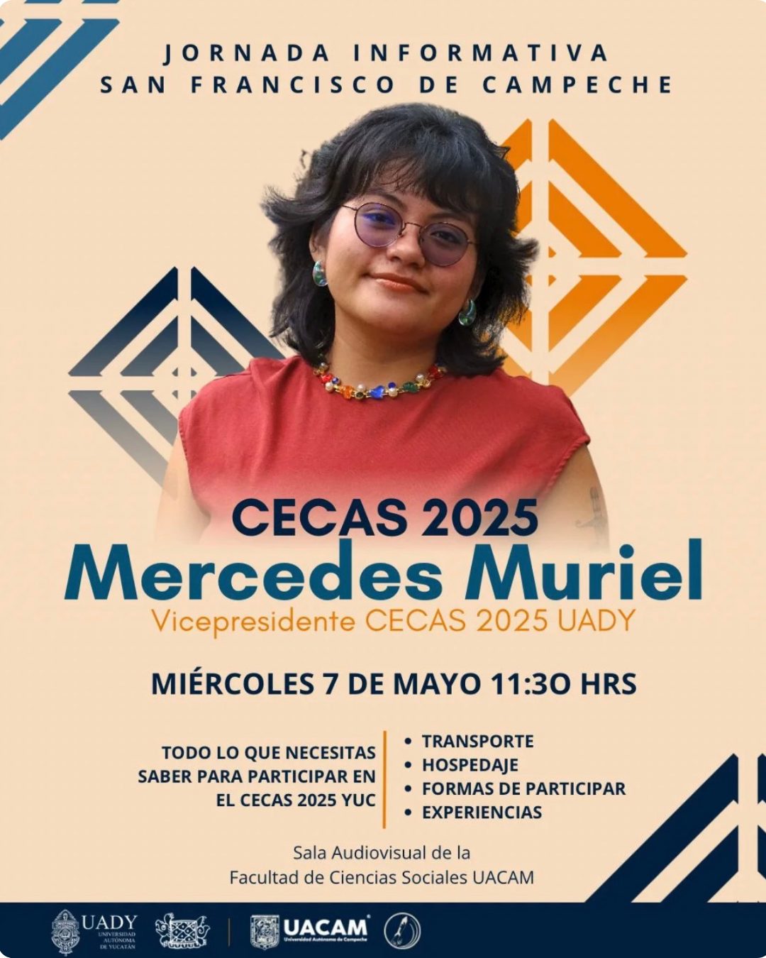 Pieza gráfica de CECAS MX 2025