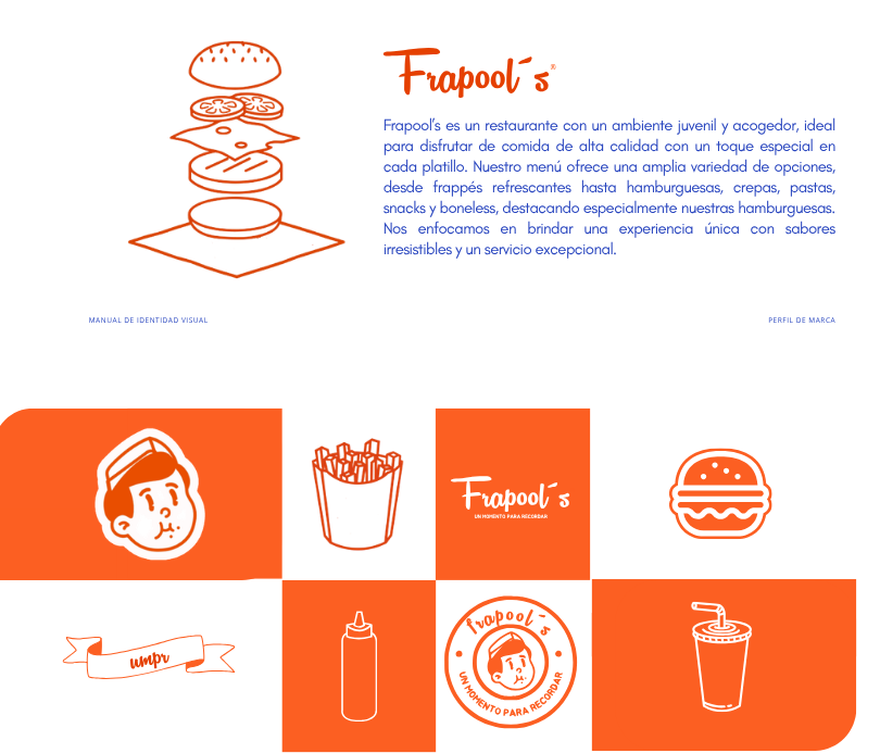 Identidad visual de Frapool's