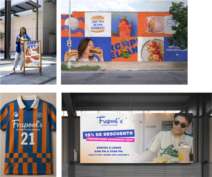 Identidad visual de Frapool's