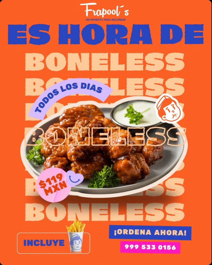 Pieza gráfica de Frapool's
